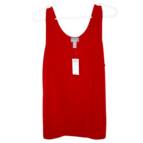 Travelers by Chico’s New With Tags Tank Top Dressy Red Size 3 (Equal to 16) - Picture 1 of 8
